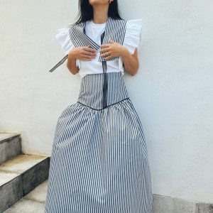 PRE ORDER - Falda Midi Fernanda rayas