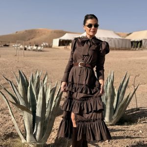 NEW Vestido Mariela marrón