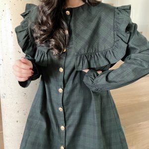 Vestido mini Serena tartan